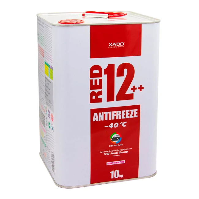 Антифриз XADO G12++ -40 красный 10 л (XA 53409)