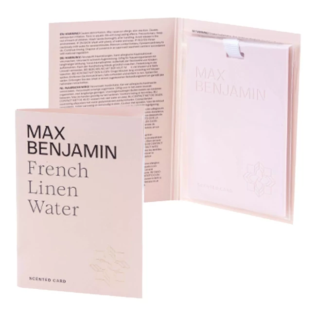 Ароматизатор воздуха Max Benjamin французская льняная вода (карточка) (717691)