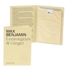 Ароматизатор воздуха Max Benjamin лемонграс имбирь (карточка) (717684)