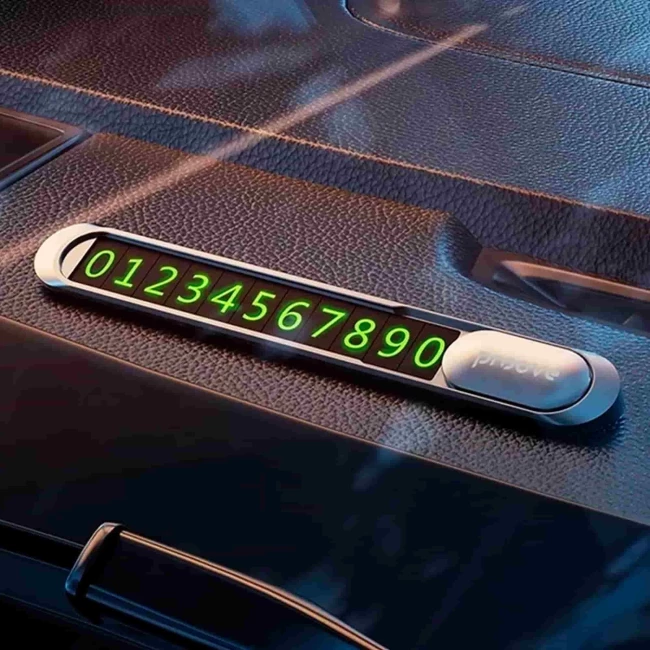 Парковочная карта Proove Parking Number Plate Metal Lock Gray (484020012) (561154)