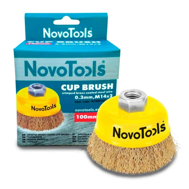 Щетка торцевая NovoTools гофрированная латунь 75 мм (NTWB7514BC) (132770) Щетка торцевая NovoTools гофрированная латунь 75 мм (NTWB7514BC) (132770)