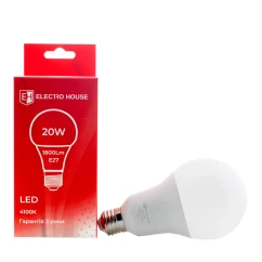 Светодиодная лампа Electro House 20W E27 (EH-LMP-1402)