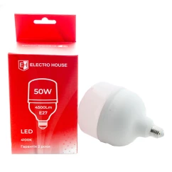 Светодиодная лампа Electro House Т140 50W E27 (EH-LMP-1303)
