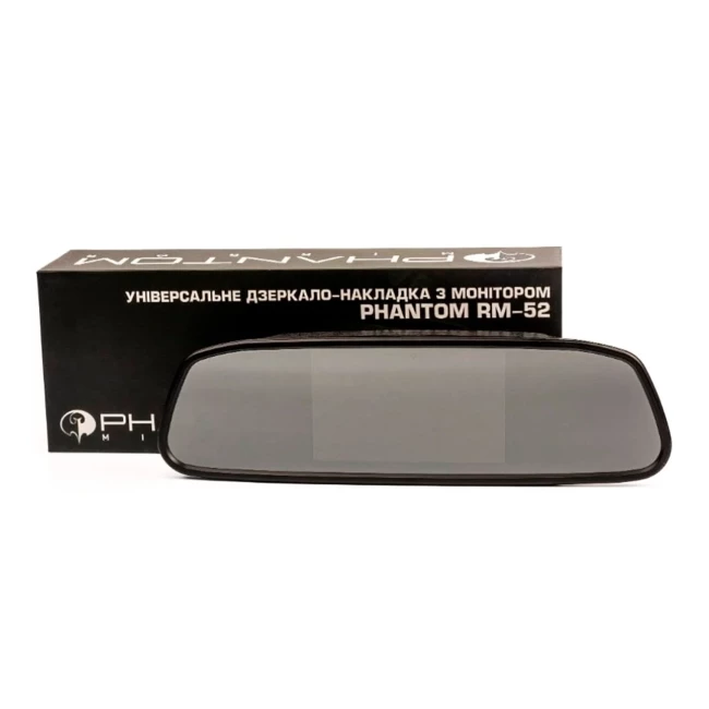 Зеркало-накладка со встроенным монитором Phantom RM-52