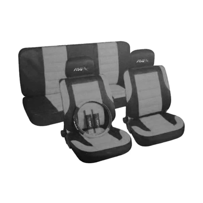 Набір чохлів VITOL чорна, сіра сітка (AG-24506/4)