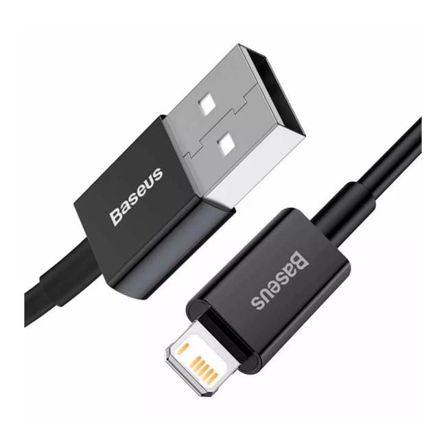 Кабель Baseus USB to Lightning 2.4A 1m черный (CALYS-A01)