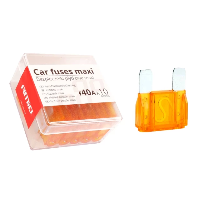 Запобіжники AMiO MAXI 10шт. 40А (023266/02326) Запобіжники AMiO MAXI 10шт. 40А (023266/02326)