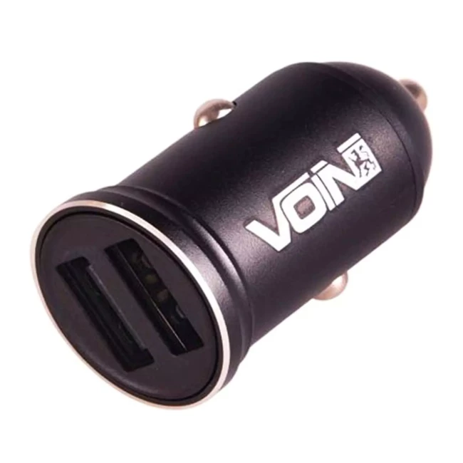 Автомобильное зарядное устройство VOIN C-31203BK, 2USB (12/24V - 5V 3,1A) (C-31203BK (233))