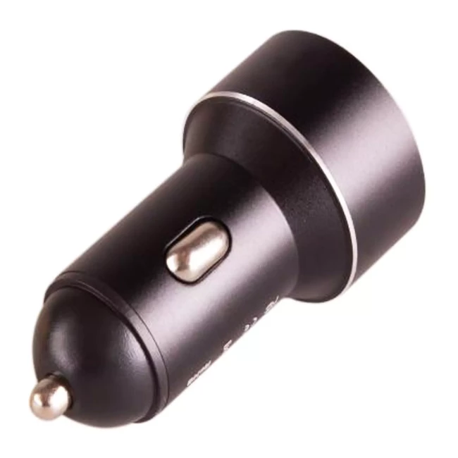 Автомобильное зарядное устройство VOIN C-31209BK, 2USB (12/24V - 5V 3,1A) + вольтметр (C-31209BK (233))