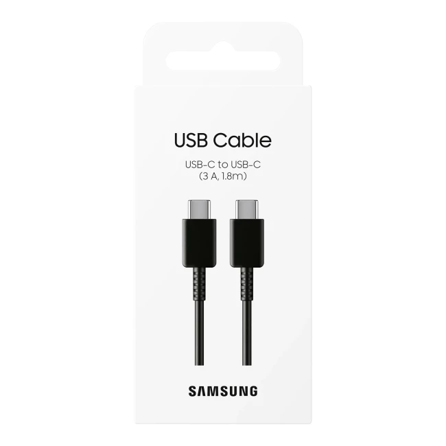Кабель Samsung Type-C to Type-C 3A 1.8m Black (EP-DX310JBRGRU)