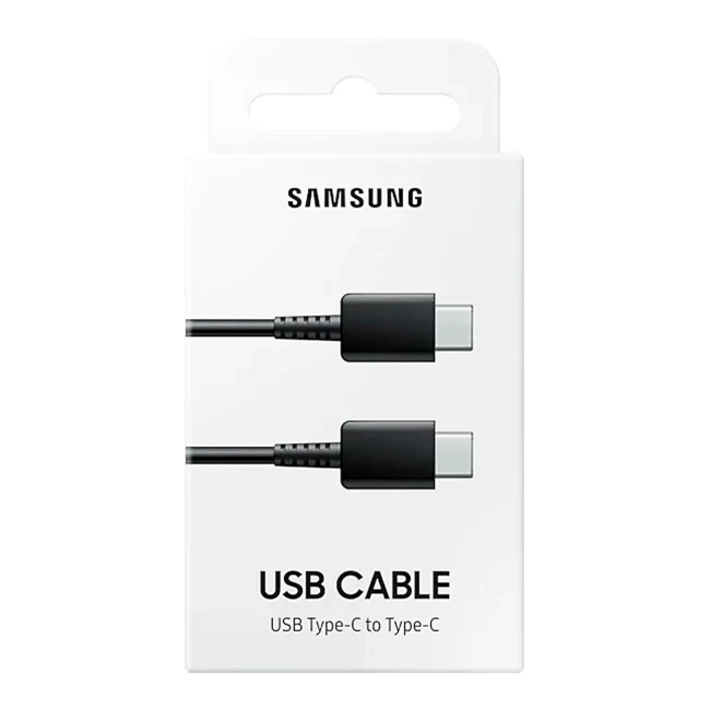 Кабель Samsung Type-C to Type-C 60W Black (EP-DA705BBRGRU)