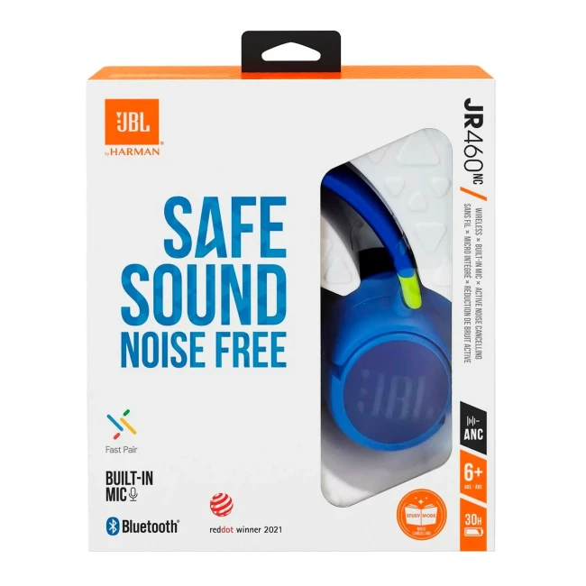 Наушники JBL JR 460NC Blue (JBLJR450NCBLU)