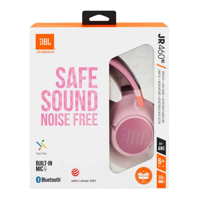 Наушники JBL JR 460NC Pink (JBLJR460NCPIK)