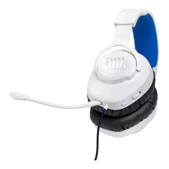 Навушники JBL Quantum 100P White/Blue (JBLQ100PWHTBLU)