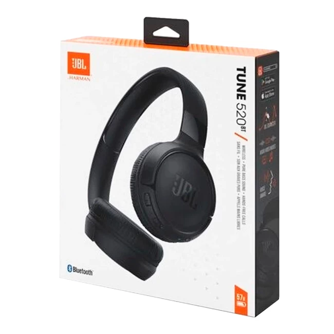 Наушники JBL Tune 520 BT Black (JBLT520BTBLKEU)