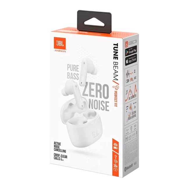 Навушники JBL Tune Beam White (JBLTBEAMWHT)