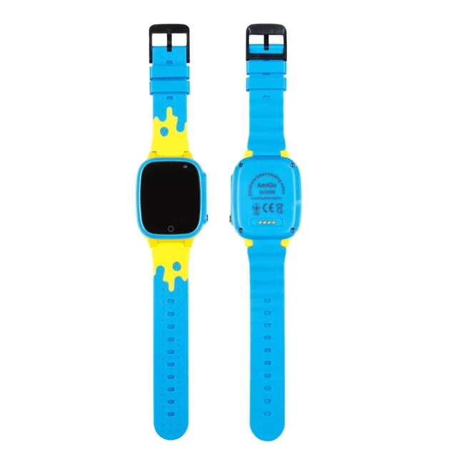 Смарт-годинник для дітей AmiGo GO008 GLORY GPS WIFI Blu-Yel (976267)