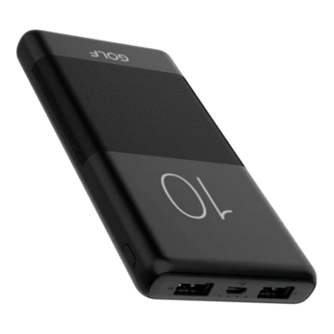 Внешний аккумулятор Golf G80 10000mah 10W черный