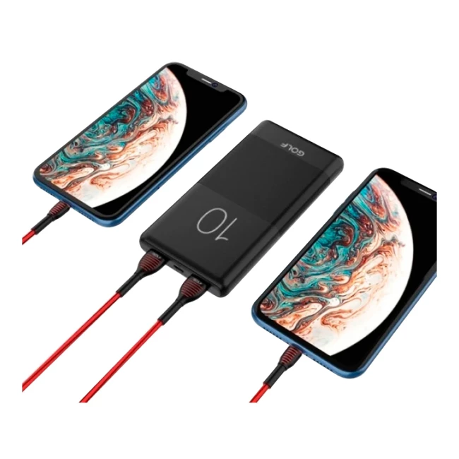 Внешний аккумулятор Golf G80 10000mah 10W черный