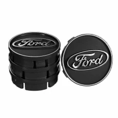 Заглушка колесного диска Ford  60x55 (в компл. 4 шт.) черные