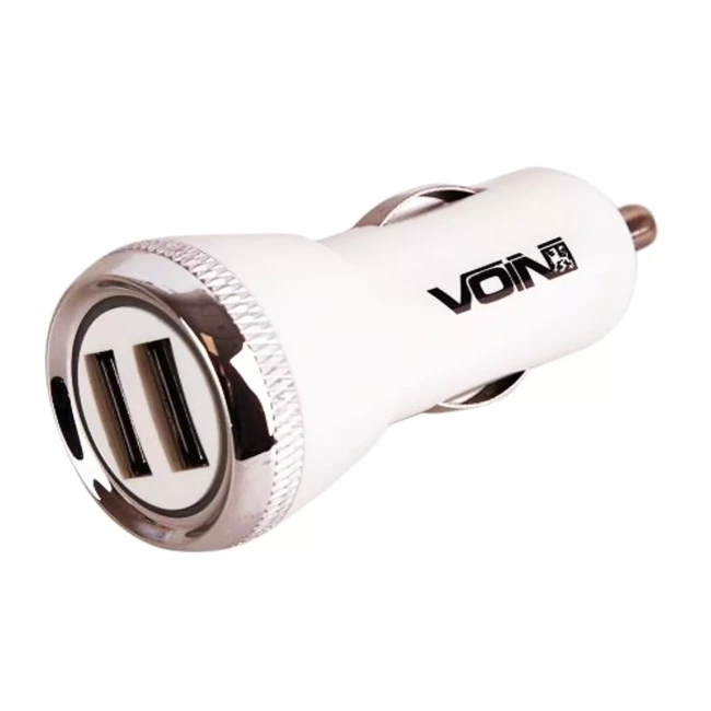 Автомобильное зарядное устройство VOIN C-2402W 2USB (12/24V - 5V 2,4A) (C-2402W (180))