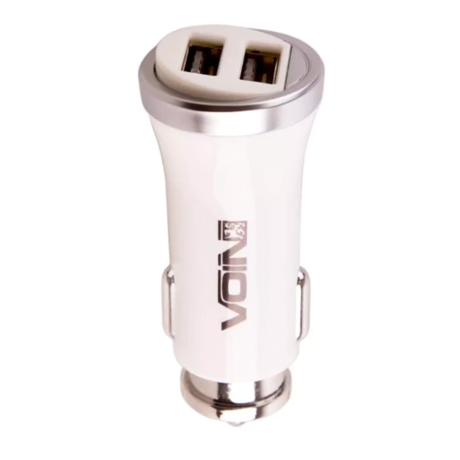 Автомобильное зарядное устройство VOIN C-2411W 2USB (12/24V - 5V 2,4A) (C-2411W (180))