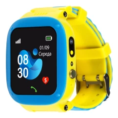 Детские смарт-часы AmiGo GO004 GLORY Blue-Yellow