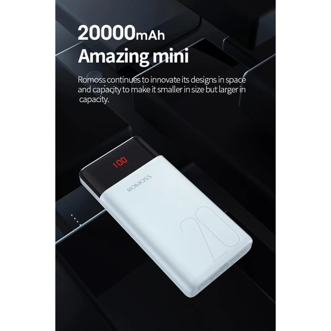 Внешний аккумулятор Romoss LT20PS 20000mAh (PLM20-102-1131H)