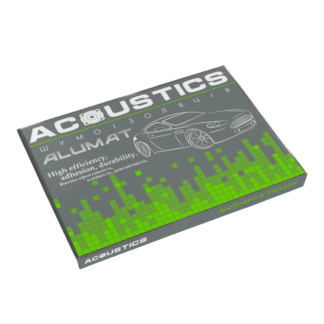 Віброізоляція ACOUSTICS alumat 370*500*4,0 (41033)