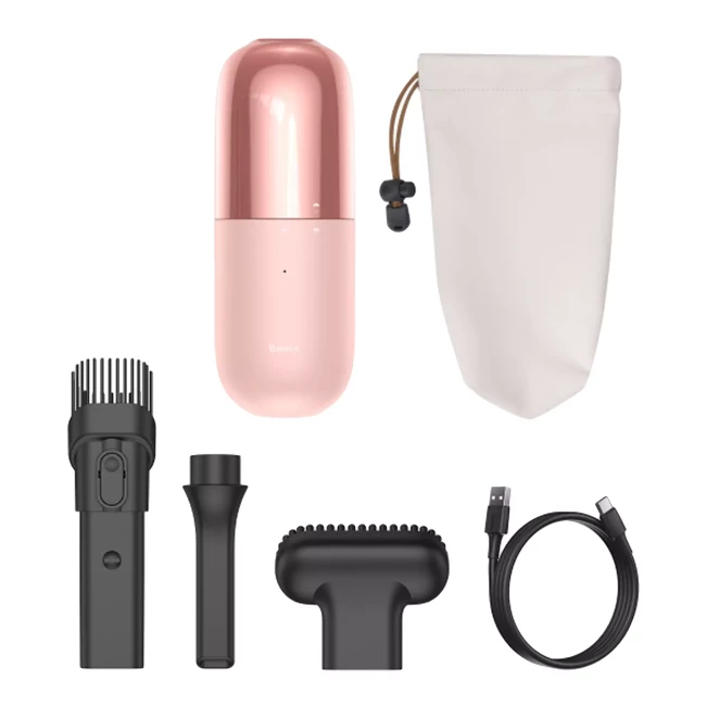 Автопилосос Baseus C1 Capsule Vacuum Cleaner pink