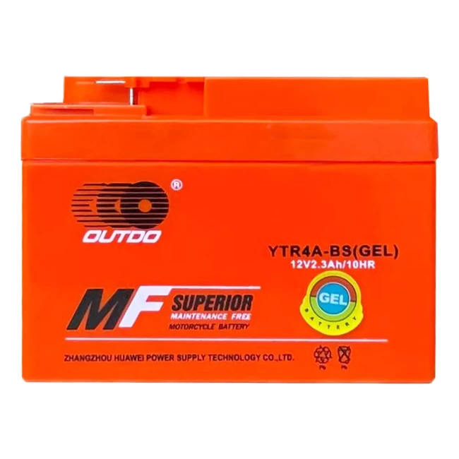 Мото аккумулятор OUTDO MOTO GEL MF 6CT-2.3Ah АзЕ (YTR4A-BS) Мото аккумулятор OUTDO MOTO GEL MF 6CT-2.3Ah АзЕ (YTR4A-BS)