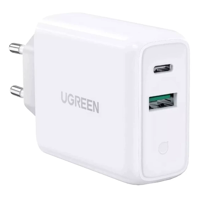 Сетевое зарядное устройство UGREEN CD170 38W USB/Type-C белый