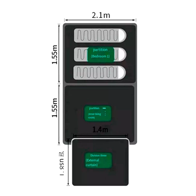 Палатка Axxis DrunkCarp 3-х местная с тамбуром и тентом 320х220х195 см зеленая (ax-1219)