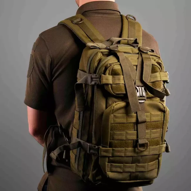 Рюкзак тактический 2Е 25л Molle зеленый (2E-MILTACBKP-25L-OG)