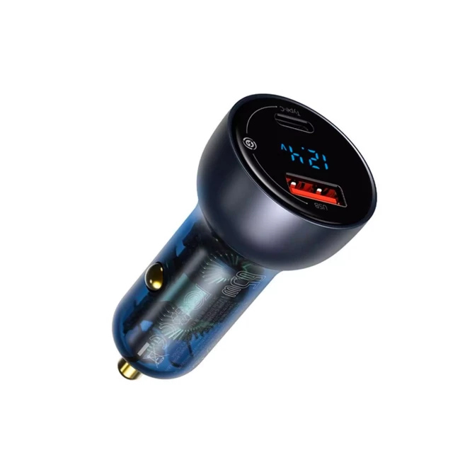 Автомобиьное зарядное устройство Baseus Particular Digital QC+PPS,Dark Gray (CCKX-C0G)