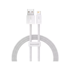 Кабель Baseus USB to Lightning 2.4A 1m белый (CALD000402)