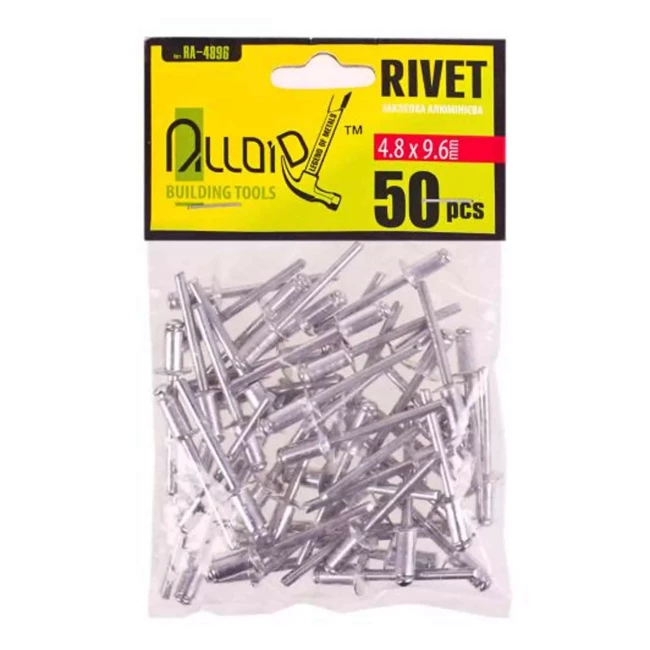 Заклепка алюминиевая Alloid 4,8 х 9,6мм, 50шт (RA-4896)