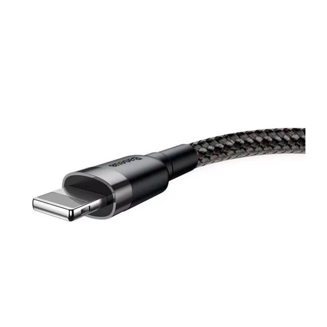 Кабель Baseus Cafule USB Lightning 1.5A 2M черно-серый