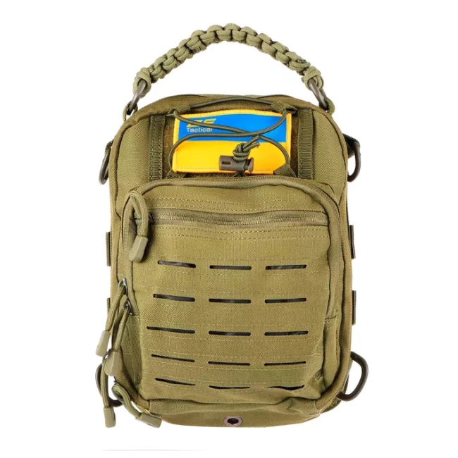 Сумка Слинг 2Е Tactical Laser Cut 2.5л зеленая (2E-MILSLIBAG-Y09L-OG)