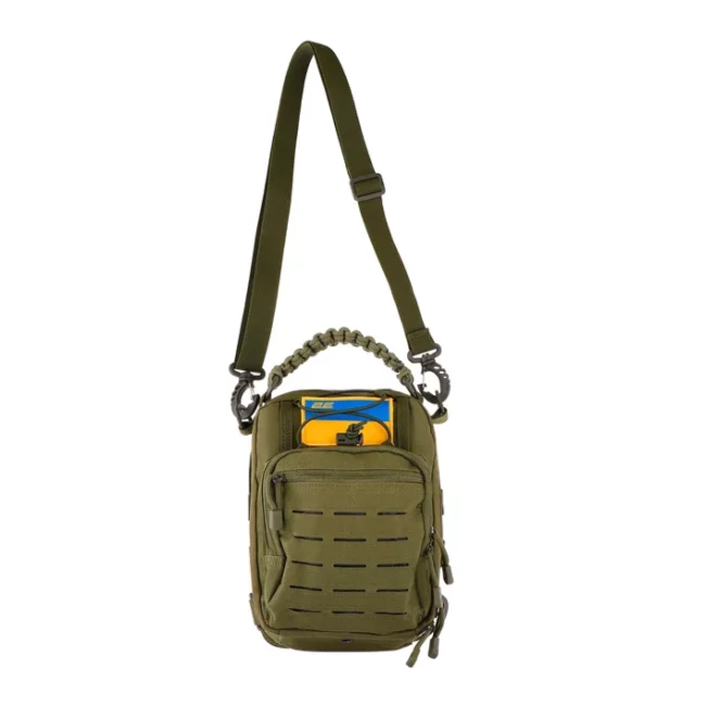 Сумка Слинг 2Е Tactical Laser Cut 2.5л зеленая (2E-MILSLIBAG-Y09L-OG)