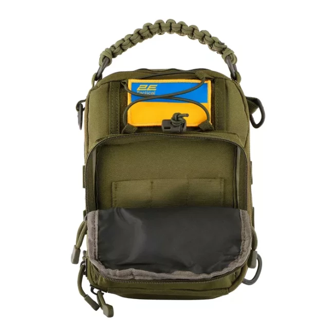 Сумка Слинг 2Е Tactical Laser Cut 2.5л зеленая (2E-MILSLIBAG-Y09L-OG)
