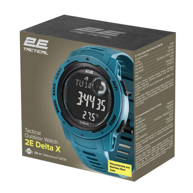 Тактические часы 2E Delta X Blue (2E-TCW10BL)