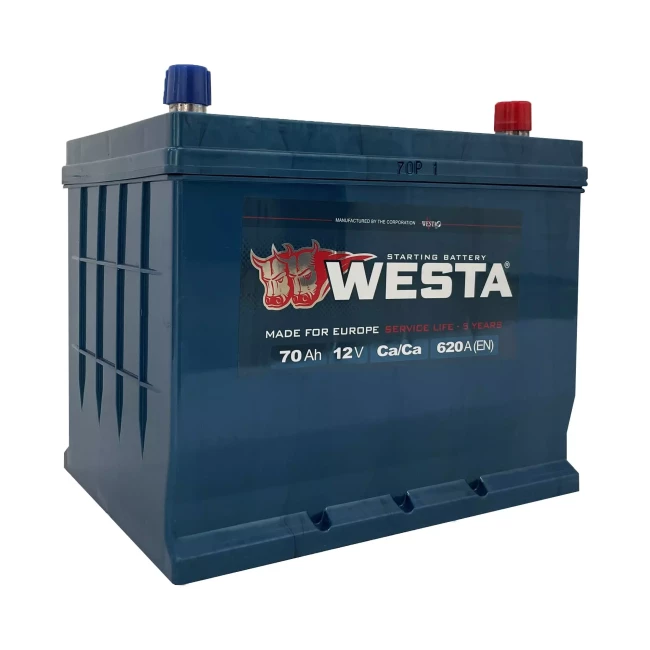 Автомобильный аккумулятор WESTA 6CT-70Аh Asia АзЕ Автомобильный аккумулятор WESTA 6CT-70Аh Asia АзЕ