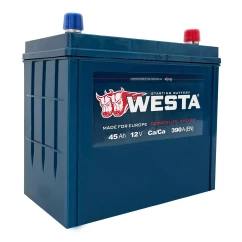 Автомобильный аккумулятор Westa JIS Asia 6CT-45Аh АзЕ