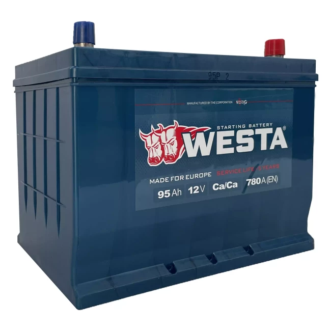 Автомобильный аккумулятор WESTA 6CT-95Аh Asia АзЕ Автомобильный аккумулятор WESTA 6CT-95Аh Asia АзЕ