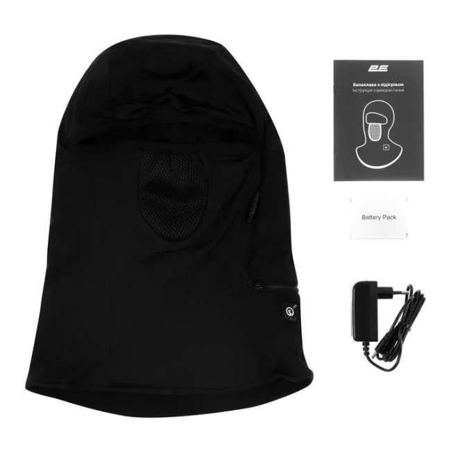 Балаклава з підігрівом 2E Shadow black розмір XL (2E-HBSWXL-BK)