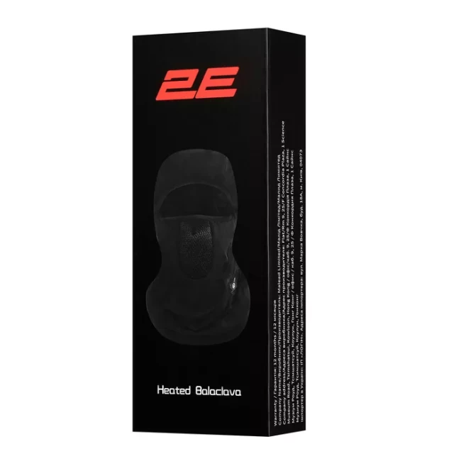 Балаклава з підігрівом 2E Shadow black розмір XL (2E-HBSWXL-BK)