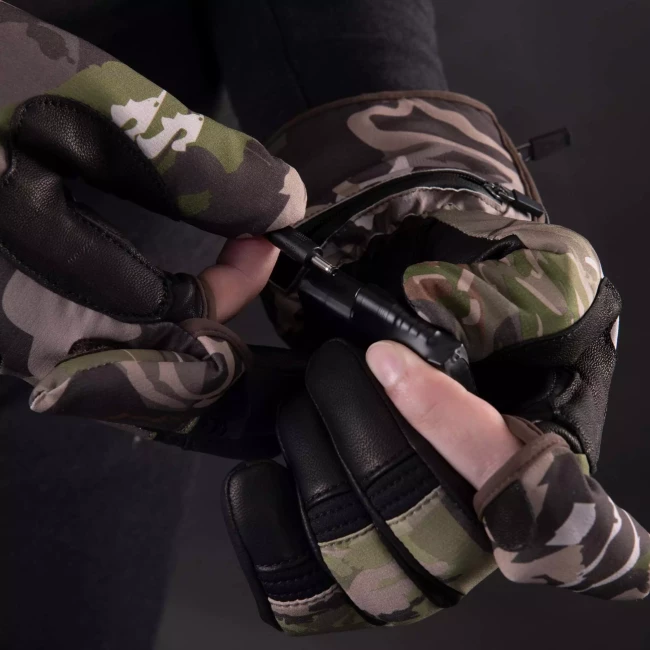 Рукавиці з підігрівом 2E Hunter camo розмір XXL (2E-HGRHRXXL-CM)
