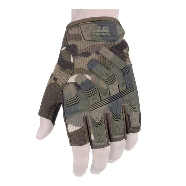 Рукавички тактичні 2E безпалі XL камуфляж (2E-TACTGLOSUM-XL-MC)