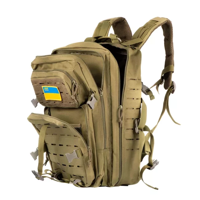 Рюкзак тактический 2Е 36л Laser Cut зеленый (2E-MILTACTBKP-Y36L-OG)